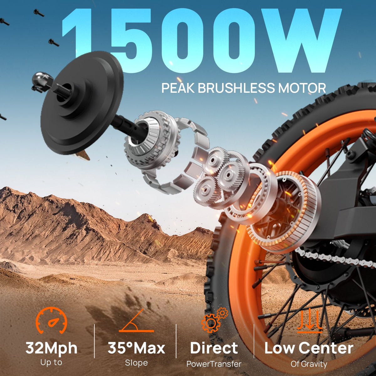 Tietie E5 Electric Dirt Bike — product view 5