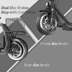 TOOINS M2 Electric Scooter with Seat
