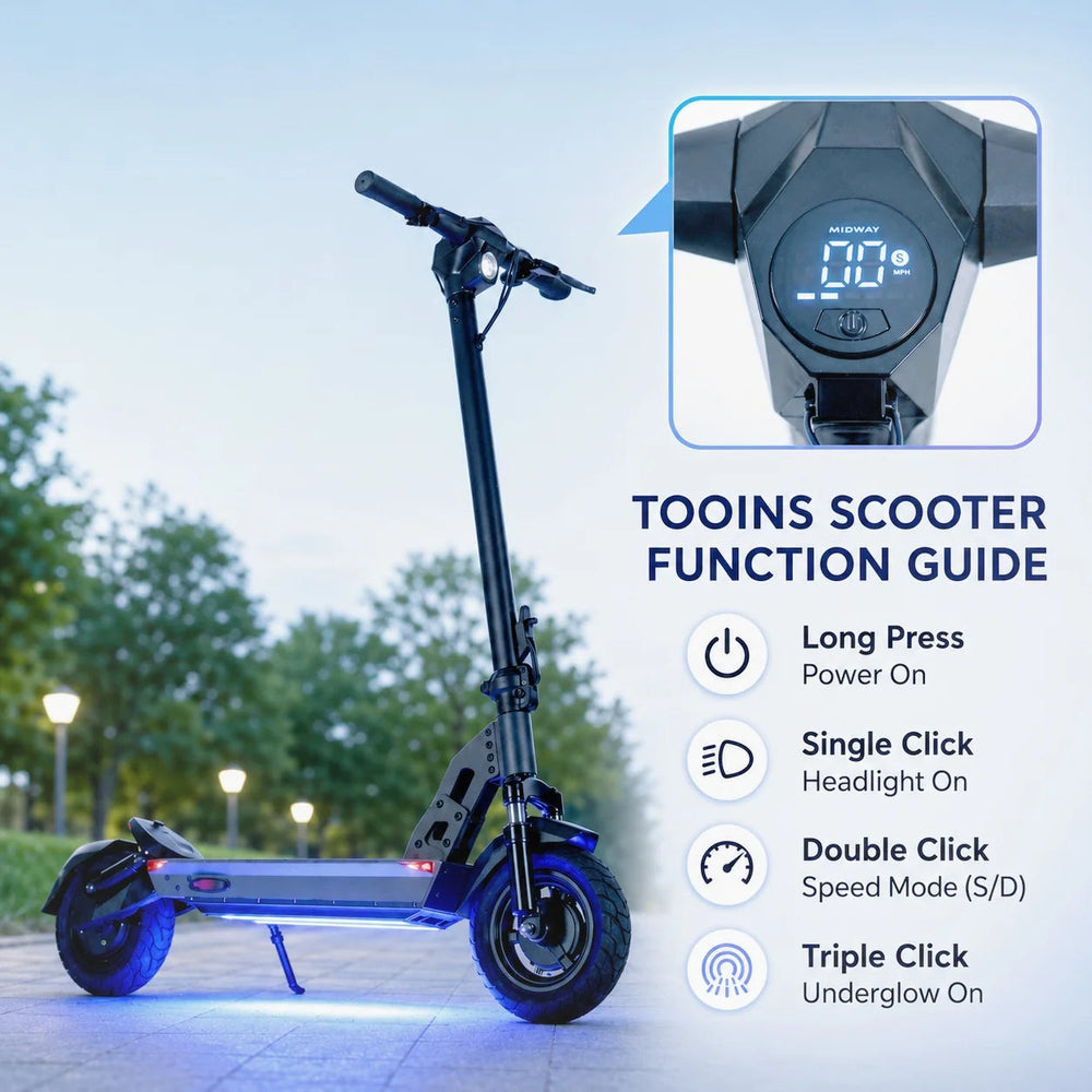 TOOINS M1 1200W Electric Scooter