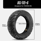 TOOINS M1 / X1 Replacement Tire & Inner Tube Set | 80/65-6