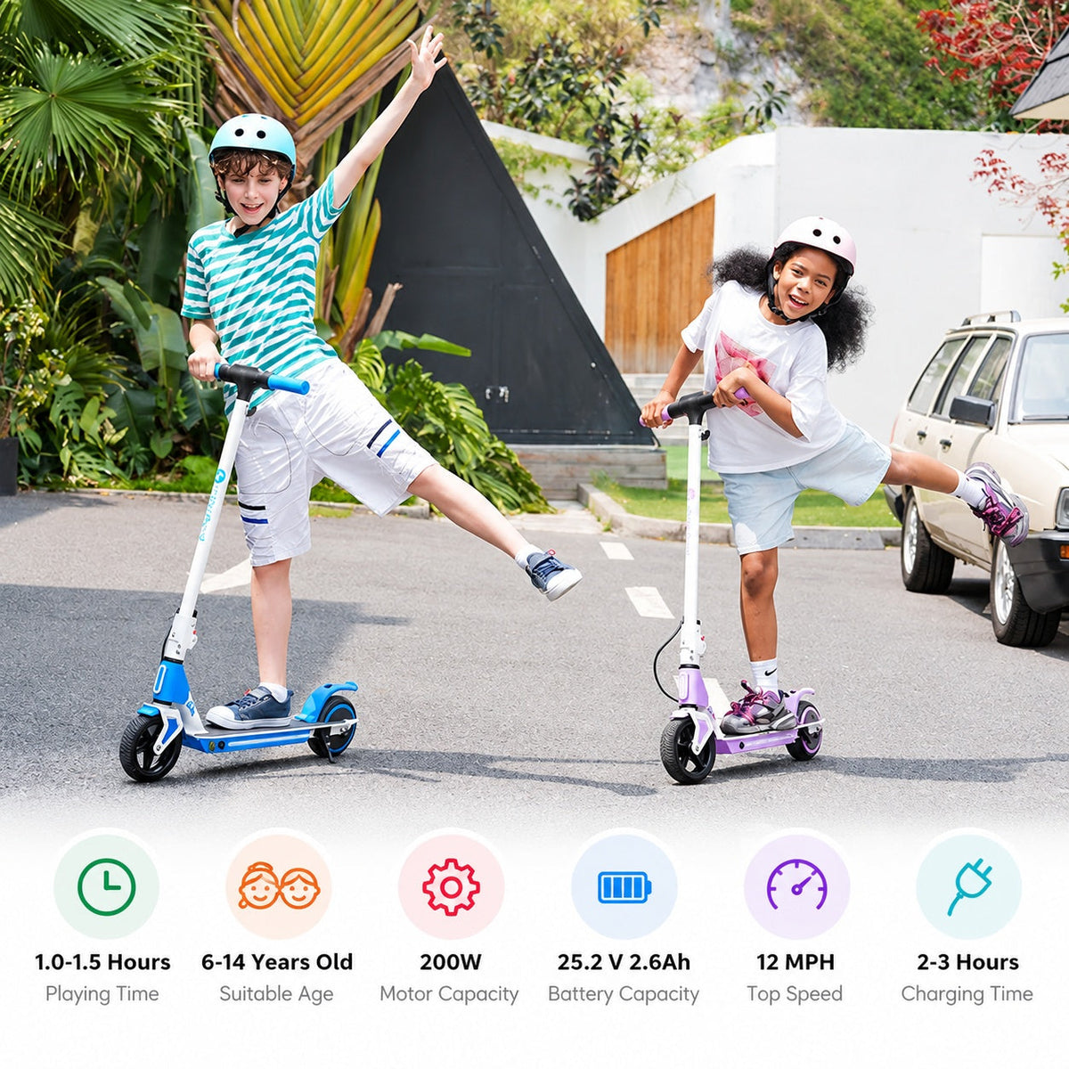 S4 Electric Scooter for Kids